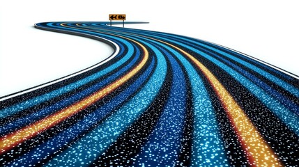 Abstract Highway: A Journey of Progress and Endless Possibilities