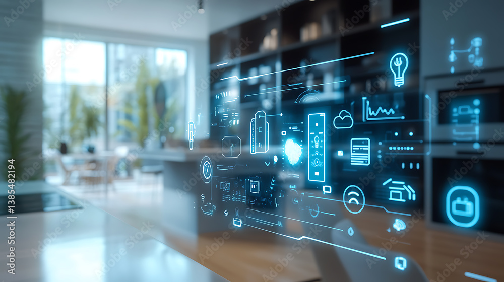 Poster an ai powered system automating smart home appliance control by analyzing real time usage patterns, 