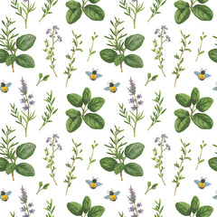 seamless floral pattern, spring pattern background 