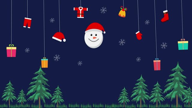 Christmas santa claus background