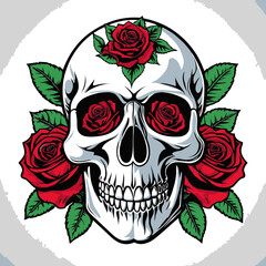 skull vector for graphic design needs