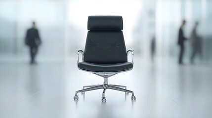 Modern Office Chair in Minimalistic Business Environment