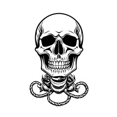 skull vector for graphic design needs