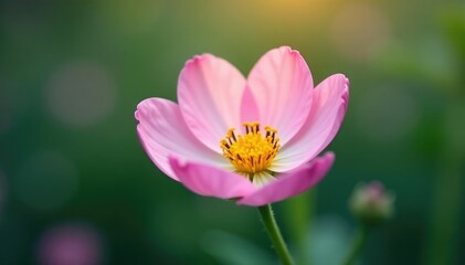 Gentle flower with soft colors and delicate shape, delicate, minimalist, gentle flower