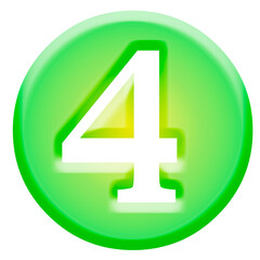 number four button icon4