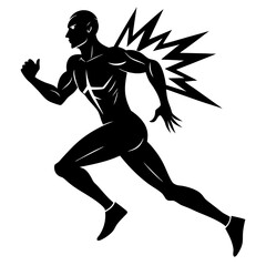silhouette runner