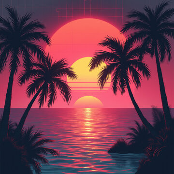 Retro Sunset 1