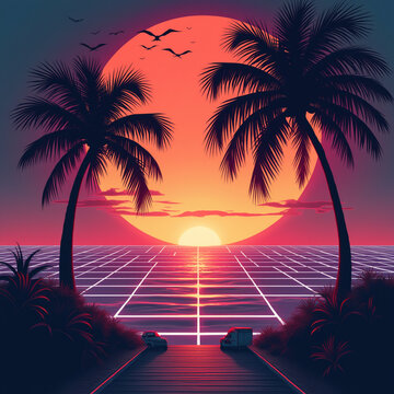 Retro Sunset 3