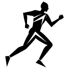 silhouette runner