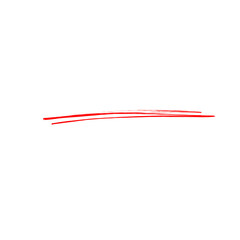 Underline Red Brush Stroke