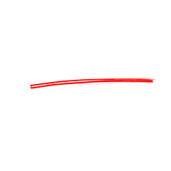 Underline Red Brush Stroke