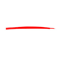 Underline Red Brush Stroke