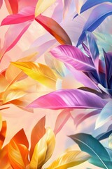 The holiday of Summer with colorful theme as palm trees background as texture frame background  