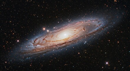 Cosmic Swirl: Celestial Dance AI Generated