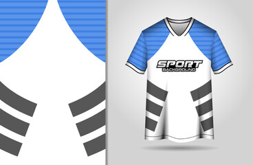 Soccer jersey mockup for football club uniform front view