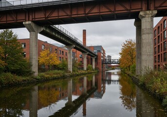 Fototapeta premium Bridge over the river