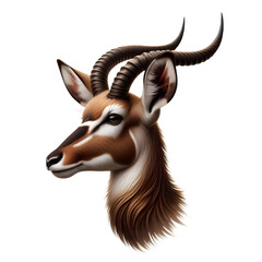 A gentle antelope face in PNG format with no background – Antelope PNG - Transparent background antelope image

