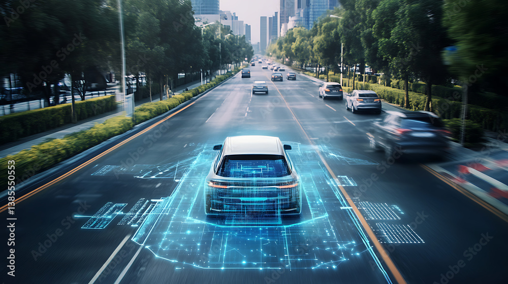 Poster an ai powered system enhancing autonomous vehicle safety by analyzing real time road conditions and 