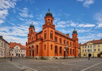 Obraz premium Old town hall in warsaw poland