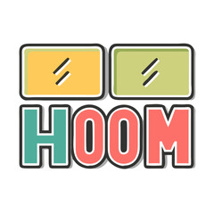 Hoom logo. House logo