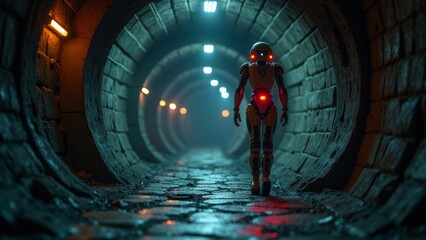 Future robots in tunnels