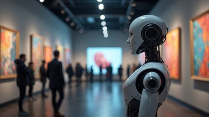 AI gazes at the beauty of art