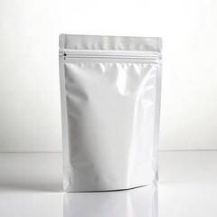 blank packet for mockup isolated on white