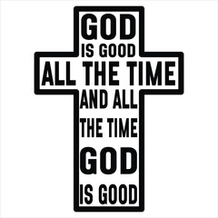 Obraz premium Typography-Based Christian T-shirt with Bible Verse Quotes