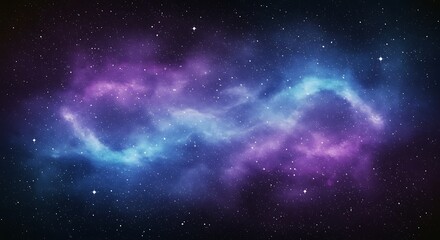 Cosmic Serpentine Nebula AI Generated