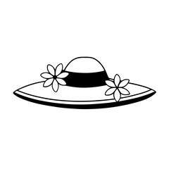 vector illustration of a hat