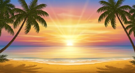 Obraz premium Golden Hour Embrace AI Generated