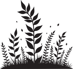 Wildflower Silhouettes in Bloom”