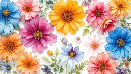 Vibrant floral design