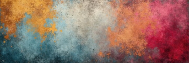 Obraz premium Distressed concrete wall with abstract grunge texture, abstract, concrete, wall