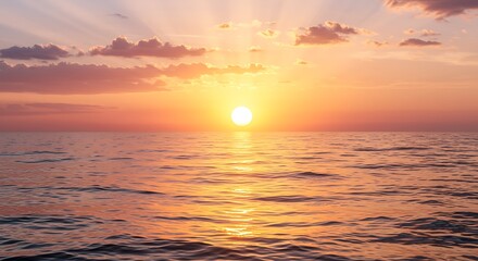 Obraz premium Golden Hour's Embrace AI Generated