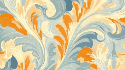 Abstract swirls,  ornamental design