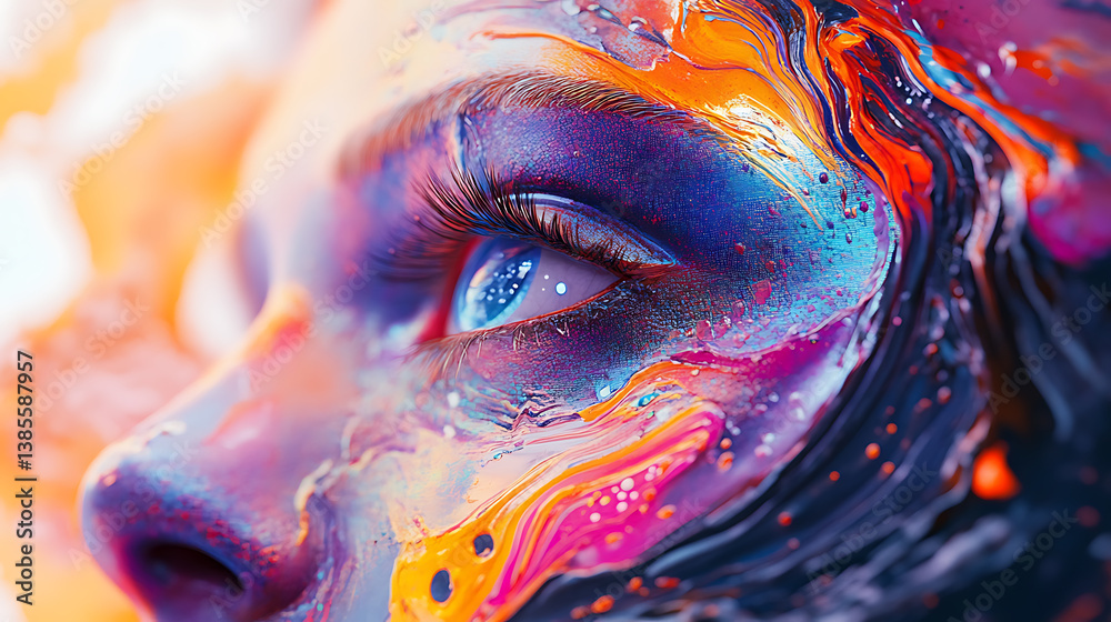 Aufkleber an ai powered system enhancing digital art creation by analyzing real time user input, artistic tren