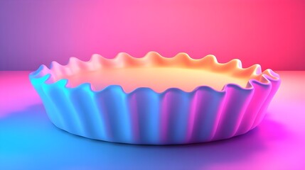 Obraz premium Isolated French Creme Brulee Dish with Caramelized Sugar Effect