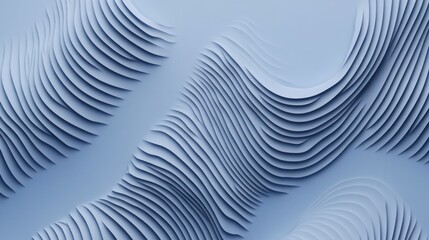 Abstract wavy layered surface design