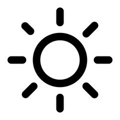 brightness icon for illustration