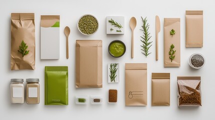 Eco-Friendly Food Packaging Mockup