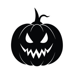 halloween pumpkin isolated on white