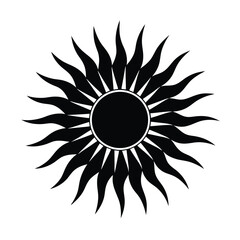 abstract sun symbol