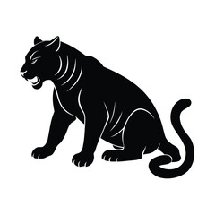 vector illustration of a tiger