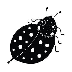 vector illustration of a ladybug