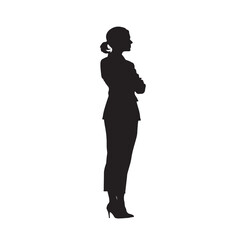 A black vector silhouette of a woman dancing with a child captures a loving family moment