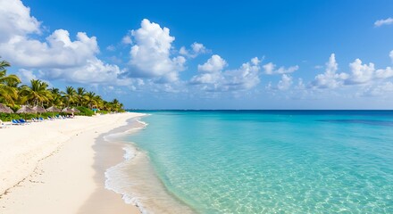 Obraz premium Azure Serenity: Midday Island Escape AI Generated