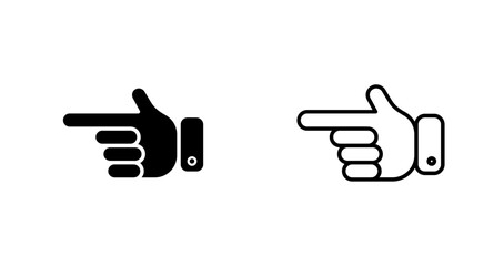 Hand Pointer Icon Design