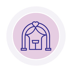 Event Decor color circle icon , vector, pixel perfect, illustrator file 
