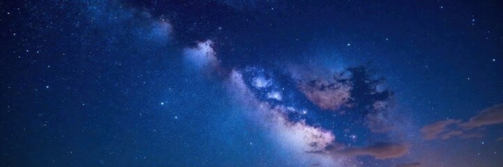 Obraz premium Celestial night sky with stars and galaxy background , galaxies, stars, galaxy